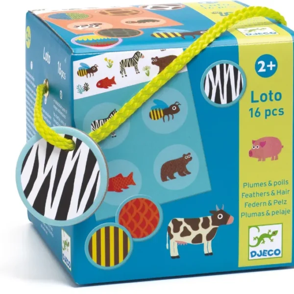Djeco Loto – Animales y Texturas
