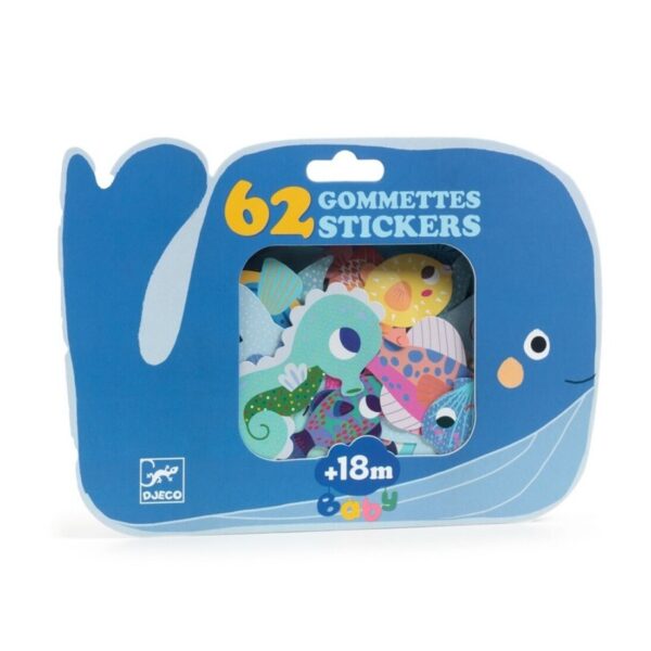 Djeco Stickers – Animales Marinos