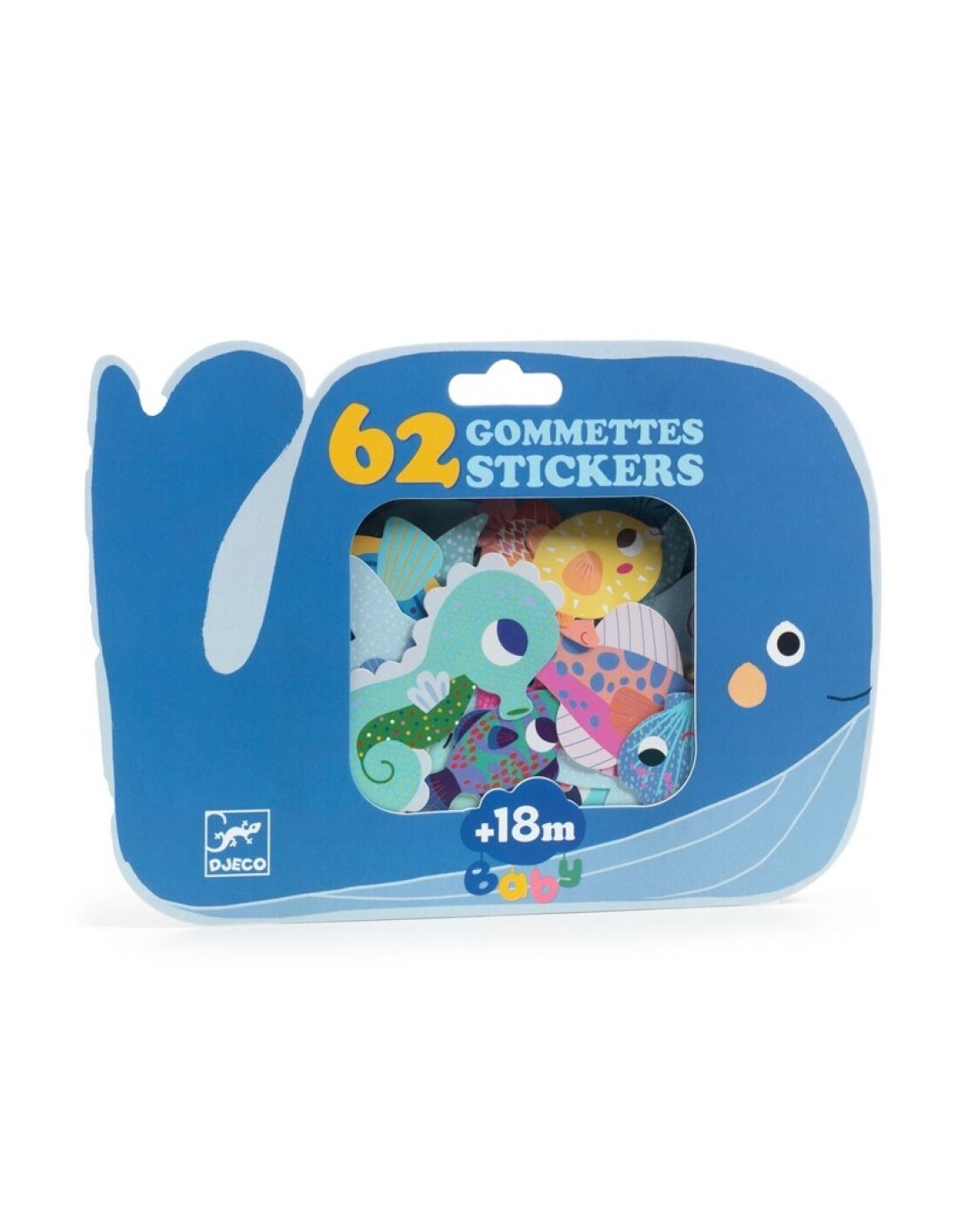 3070900000575 Djeco Stickers – Animales Marinos - Image 1