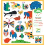 Djeco Stickers de Fieltro – Animales