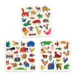 Djeco Stickers de Fieltro – Animales - Image 2