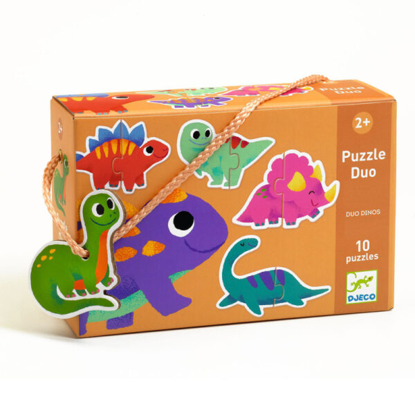 Djeco Puzzle Duo – Dinosaurios