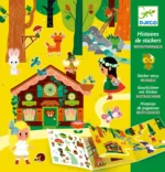 Djeco Historias con Stickers Reutilizables – Bosque Mágico