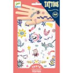 Djeco Sweet Dreams – Tatuajes Temporales que Brillan en la Oscuridad