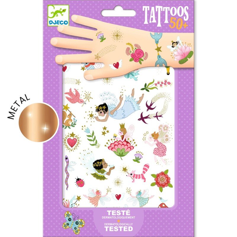 3070900095991 Djeco Fairy Friends – Tatuajes Temporales - Image 1