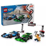 LEGO city parrilla de F1 autos de carreras 6+
