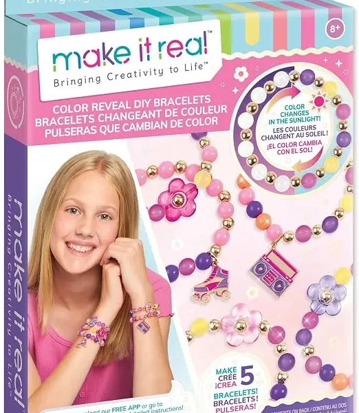 Pulseras de bricolaje con revelación de color