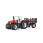 Tractor Massey Ferguson con troncos - Image 4