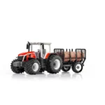 Tractor Massey Ferguson con troncos - Image 2