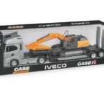 Camión Iveco con máquina Case