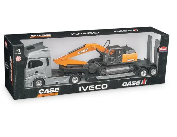 Camión Iveco con máquina Case