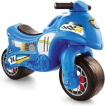 Moto de equilibrio azul