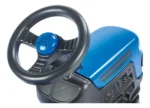 Tractor ranchero azul a pedal - Image 3