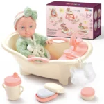 Bebote New Born 23 cm. con bañera y accesorios