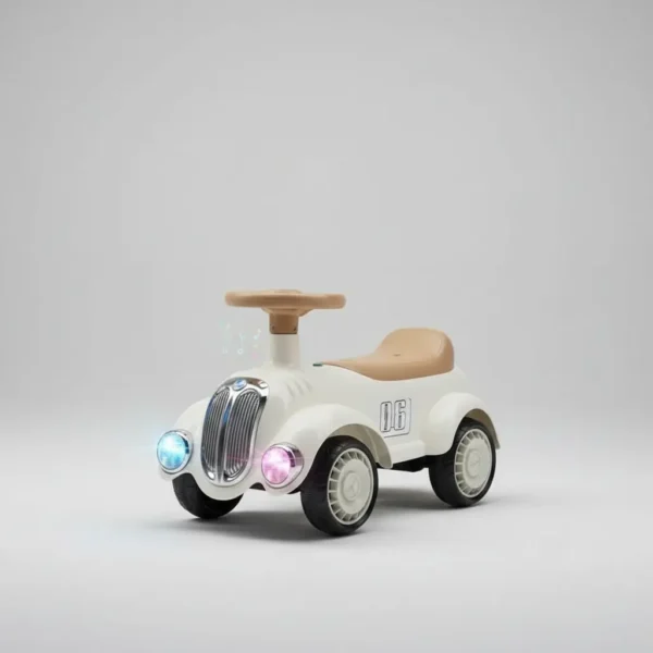 Buggy auto retro vintage beige