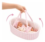 Bebote de goma en moisés 38 cm - Con accesorios - Image 4