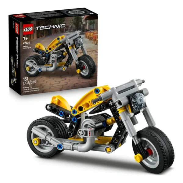 LEGO technic moto amarilla 7+