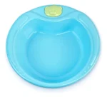 Set plato, vaso y cubiertos colores fuertes celeste - Image 6