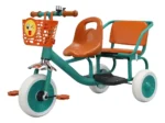 Triciclo Retro Verde - Con asiento trasero