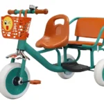 Triciclo Retro Verde - Con asiento trasero