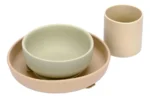Set plato, bowl y vaso de silicona
