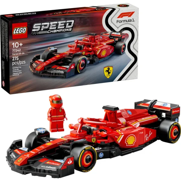 LEGO speed champions auto de carreras Ferrari SF-24 F1 10+