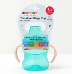 Vaso infantil MumLove con pico silicona y asas - Image 4