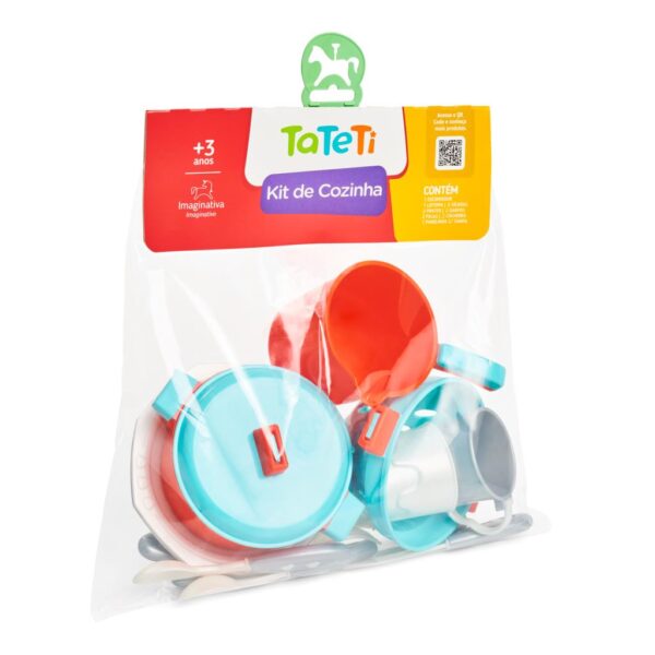 aTeTi Set de Cocina – Azul y Naranja